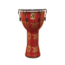 TOCA トカ TF2DM-12T Freestyle II Djembe 12インチ Thinker Synthetic Head ジャンベ【FREESTYLE II MECHANICALLY TUNED DJEMBES】フリースタイル・ジャンベII はPVC樹脂とシンセティックヘッドを組み合わせたモダンな仕様。アクティブなパフォーマンスに最適な軽量性と強度を備えたPVC樹脂ボディ。ピッチの安定したシンセティックヘッドとメカニカルチューンの組み合わせは季節や天候に影響を受けることなく常にクリアでダイナミックなサウンドをキープします。■Finish：Thinker■サイズ：12" HEAD & 24" TALL