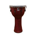 TOCA トカ TF2DM-14RMB Freestyle II Djembe 14インチ Red Mask Synthetic Head ジャンベ バッグ付き【FREESTYLE II MECHANICALLY TUNED DJEMBES】フリースタイル・ジャンベIIはPVC樹脂とシンセティックヘッドを組み合わせたモダンな仕様。アクティブなパフォーマンスに最適な軽量性と強度を備えたPVC樹脂ボディ。ピッチの安定したシンセティックヘッドとメカニカルチューンの組み合わせは季節や天候に影響を受けることなく常にクリアでダイナミックなサウンドをキープします。■専用バッグ付属■Finish：Red Mask■サイズ：14" HEAD & 26" TALL