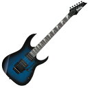 Ibanez アイバニーズ GIO GRG320FA TBS エレキギター Gio Ibanez(ジオ・アイバニーズ)シリーズ“ステージへ最速“ をコンセプトとする、楽器をこれから始めるエントリー層に向けたギター&ベース・シリーズです。 シンプルで使いやすく高耐久で最初の1本ふさわしく、そのうえ個性的なモデルをラインナップしています。 今回は、激しいアーミング・プレイも可能な”ダブル・ロッキング・トレモロ”を搭載したモデルが登場です【仕様】- メイプル材 ネック- パープルハート材 指板- 美しい杢目のフレイム・メイプル・アート・グレイン ボディTOP(フレイム・メイプル調グラビュア・シート貼) - ポプラ材 ボディ- ダブル・ロッキング・トレモロ・ブリッジ / ロッキング・ナット- Ibanez オリジナル “Infinity” ピックアップ- Mono-unit アウトプット・ジャック【spec】- Body：Flamed Maple Art Grain (Basswood) top / Poplar body- Neck type：GRG Maple neck- Fretboard：Bound Purpleheart fretboard w/White Sharktooth inlay- Fret：Medium fret- Nut：Locking nut- Neck pickup：Infinity R (H) neck pickup- Bridge pickup：Infinity R (H) bridge pickup- Controls, Pickup selector：1 Volume, 1 Tone, 5-way lever switch- Bridge：Double Locking bridge (10.5mm string spacing)- Hardware color：Black- String gauge：.009/.011/.016/.024/.032/.042