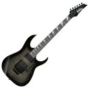 Ibanez アイバニーズ GIO GRG320FA TKS エレキギター Gio Ibanez(ジオ・アイバニーズ)シリーズ“ステージへ最速“ をコンセプトとする、楽器をこれから始めるエントリー層に向けたギター&ベース・シリーズです。 シンプルで使いやすく高耐久で最初の1本ふさわしく、そのうえ個性的なモデルをラインナップしています。 今回は、激しいアーミング・プレイも可能な”ダブル・ロッキング・トレモロ”を搭載したモデルが登場です【仕様】- メイプル材 ネック- パープルハート材 指板- 美しい杢目のフレイム・メイプル・アート・グレイン ボディTOP(フレイム・メイプル調グラビュア・シート貼) - ポプラ材 ボディ- ダブル・ロッキング・トレモロ・ブリッジ / ロッキング・ナット- Ibanez オリジナル “Infinity” ピックアップ- Mono-unit アウトプット・ジャック【spec】- Body：Flamed Maple Art Grain (Basswood) top / Poplar body- Neck type：GRG Maple neck- Fretboard：Bound Purpleheart fretboard w/White Sharktooth inlay- Fret：Medium fret- Nut：Locking nut- Neck pickup：Infinity R (H) neck pickup- Bridge pickup：Infinity R (H) bridge pickup- Controls, Pickup selector：1 Volume, 1 Tone, 5-way lever switch- Bridge：Double Locking bridge (10.5mm string spacing)- Hardware color：Black- String gauge：.009/.011/.016/.024/.032/.042