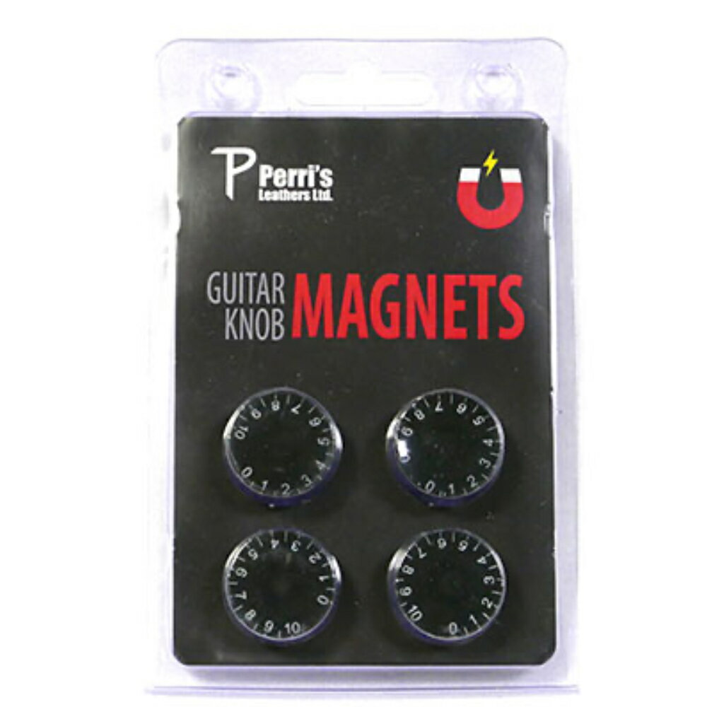 Perri’s ペリーズ GNM-03 4PK KNOB MAGNETS LP BLACK ブラック マグネット