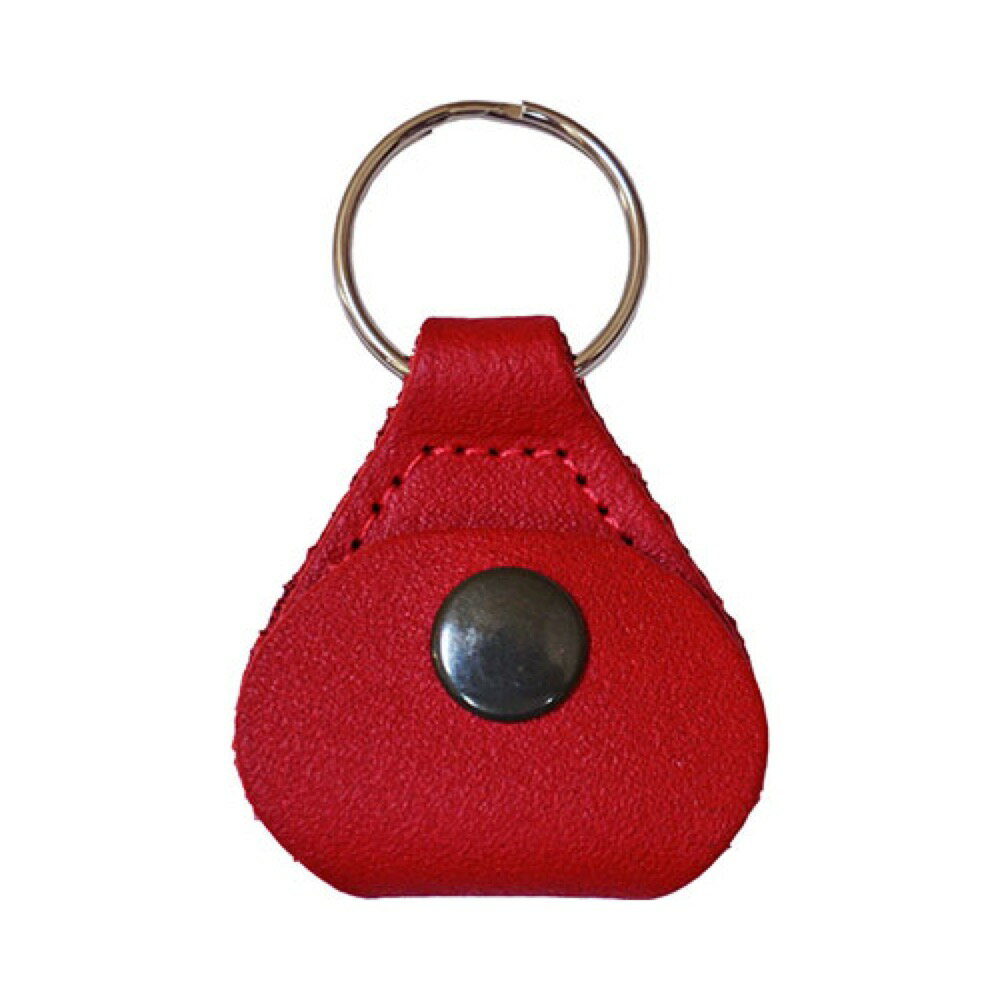 Perri’s ペリーズ PICKKEY-6673 Guitar Pick Holder Keychain RED ピックホルダー ピックケース キーリング付き