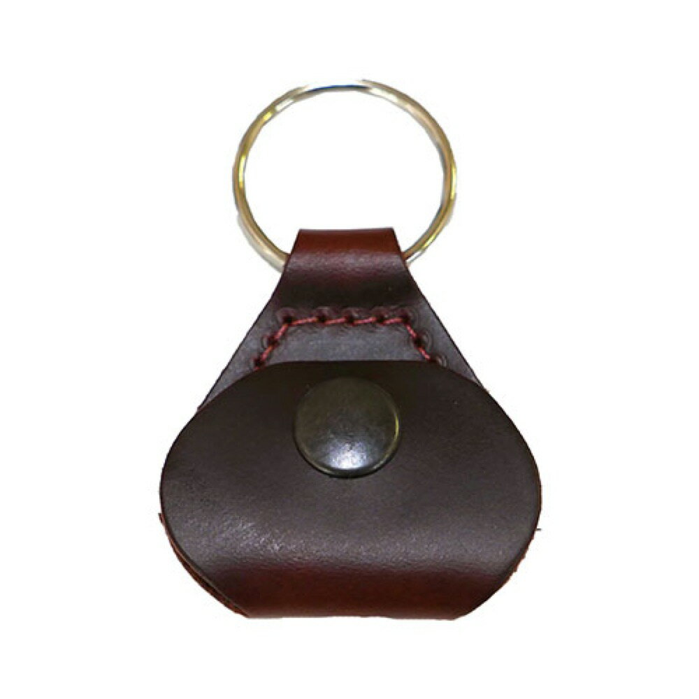 Perri’s ペリーズ FBPH-7139 WINE Baseball Leather Pick Keychains ピックホルダー ピックケース キーリング付き