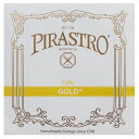 PIRASTRO ピラストロ チェロ弦 Gold ゴールド 235100 A線 ガット/アルミ※商品画像はサンプルになります。詳しくは商品説明をご参照下さい。・ガットらしい暖かな音色。A線 ガット/アルミ4/4サイズ用