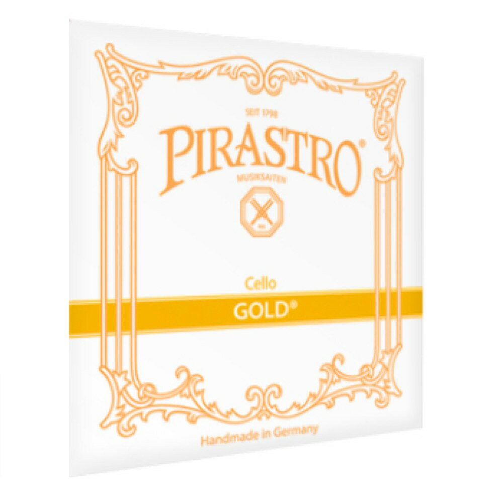 PIRASTRO ピラストロ チェロ弦 Gold ゴールド 235200 D線 ガット/アルミ※商品画像はサンプルになります。詳しくは商品説明をご参照下さい。・ガットらしい暖かな音色。D線 ガット/アルミ4/4サイズ用