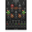 ベリンガー ユーロラックモジュール サンプラー BEHRINGER CHAOS ユーロラック用アナログランダムサンプラー カオスユーロラック用アナログランダムサンプラーモジュール特長・ランダムなリズムを作成可能なアナログサンプラーモジュール・Mutable Instruments Marbled*をベースに作成されたサウンドエンジン・ランダムなゲートシーケンスクロックを作成するtジェネレーター・tジェネレーターのランダムクロックで動作し3つのランダムCVソースを出力するXジェネレーター・カスタムスケールもプログラミング可能な6種類のプリセットスケール・メインサウンドとダイナミックバリアントに他王する2つの独立したオーディオ出力・ユーロラック仕様：18HP, 100mA@+12V, 60mA@-12V仕様◆アナログランダムサンプラーモジュールコネクティビティCV入力：3.5mm TS, -5V~+5V, 100kΩClock入力：3.5mm TS, 最大+8V, 100kΩ, tクロック最大1kHz, Xクロック最大8kHzCV出力：3.5mm TS, -5V~+5VTrigger出力：3.5mm TS, 0V~+8V(Vトリガー)電源ユーロラック電源：100mA@+12V, 60mA@-12Vサイズ/重さサイズ：128.5 x 91.12 x 41.2 mm(H x W x D)ユーロラック：18HP重さ：0.17 Kg