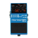 【中古】 ハーモナイザー エフェクター BOSS PS-6 Harmonist ギターエフェクター ハーモニスト ピッチシフターBOSS PS-6 Harmonistの中古品です。目立つ傷もなく、中古としてはかなり綺麗なコンディションです。箱、安全上の注意書、ブランドロゴステッカー、当時の保証書付属。MADE IN TAIWAN（台湾製）定番ピッチ・シフターが3声ハーモニーに強化。高音質化も実現し、“ハーモニスト”として登場。PS-6は、ピッチ・シフターの定番モデルとして永きにわたりギタリストに愛用されてきたPS-5の後継モデル。従来モデルでは2声までだったハーモニー機能を3声に強化し、曲のキーに合わせた最適なボイシングで厚みのあるギター・パフォーマンスが行えます。また、高性能DSP採用により処理能力が飛躍的に向上。好評だったエクスプレッション・ペダルによるピッチ・シフトなどの機能はもちろん、新たに「スーパー・ベンド」モードも搭載し、よりアグレッシブなピッチ操作が、コンパクトならではのイージー・オペレーションで行えます。