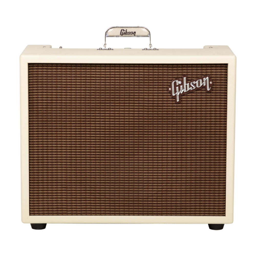 Gibson ギブソン FALCON 20 ギターアンプ コンボ 12W 真空管アンプ世界で最初期のエレクトリックギターアンプメーカーのひとつとして歴史に名を刻むGibsonのFALCON 20 1x12 コンボ・アンプリファイアーです。本機はアイコン的ステータスにあるヴィンテージ期のギブソン・アンプを復活させ、往時のトーンを再現したうえで、ヴィンテージ・アンプの魔法はそのままに現代のギタリストのニーズに応える新機能を搭載しています。1960年代のギブソンのファルコン・アンプを念頭におきつつ新たに開発された本機は、アンプ製造における著名なパイオニアであるランドール・スミスとMESA/Boogieデザインチームによってペタルマ、カリフォルニア工場にて手作業で製造され、小型アンプのトーンに新たな可能性を提示しています。FALCON 20には、ランドールの50年にわたる真空管アンプデザインの知見に基づき、構造上の刷新とトーンの向上が反映され、本機はオリジナルのファルコン・アンプとは一線を画す仕上がりとなっています。FALCON20は使い勝手の良さと純粋で最良のトーン特性を重視し、シングルチャンネルによるシンプルさを特長としています。シンプルでピュアな信号経路を実現し、ボリュームとトーンのコントロールに加えて、フットスイッチでコントロール可能なリバーブとトレモロを搭載。トーンに立体感と躍動感が加わることで幅広い音楽スタイルへの有用性が飛躍的に高められています。アンプをよく知るプレイヤーたちは、素晴らしいオーバードライブトーンを得る秘訣のひとつはパワーアンプのオーバードライブであり、低出力のアンプを使えば大音量を出すことなく増幅されたパワーアンプサウンドが得られる事を理解しています。ギブソンのFALCON 20 1x12コンボは、低〜中規模のゲインと出力の状態でもプレイヤーのタッチに敏感に反応するアンプサウンドを求めるギタリストに最適であり、ゲインを上げるとヴィンテージのパワーアンプで得られるオーバードライブによる倍音豊かなサウンドが得られます。このヴィンテージ感溢れるトーンの魅力は、12インチのジェンセン・ブラックバード・アルニコスピーカーによるヴィンテージを彷彿させるサウンド特性によるものです。同スピーカーはボリューム・コントロールとクラスAパワーセクションに完璧に適合しています。特許取得済みのマルチワット、6V6パワーチューブ、クラスAパワーによる本機のアンプ構造に基づき、プレイヤーは「フル」「ハーフ」「ロー」（12、5、または1ワット）の3通りのパワーモードを選択するか、6L6パワーチューブに挿し変えた場合は15、6、2ワットの3通りのパワーモードを選択可能です。これにより3つの音量レベルにおいて、表情豊かなヴィンテージ・ギブソンを彷彿とさせるトーンとフィーリングを体感できます。演奏環境に応じてフレキシブルに出力レベル調整が可能となることで、出力のクリップを柔軟かつ音楽的に調整する事が可能になります。FALCON20はクラブギグ、自宅での練習、録音現場等、様々な環境において最適なアンプとなります。現代的な洗練さ、最高の操作性、ブティックアンプならではのアンプの組み込みを標榜しつつ、FALCON20は、至宝として珍重されているヴィンテージ期のギブソン・アンプさえも遥かに凌駕する仕上がりです。【SPECIFICATIONS】＜GENERAL INFORMATION＞・PRODUCT NAME & FORMAT：Falcon 20 1x12 Combo・PRODUCT SERIES：Falcon Series・BUILD LOCATION：Handcrafted in Petaluma, CA, with the World’s Finest Materials＜QUICK OVERVIEW＞・WATTAGE：Selectable Full, Half, or Low Multi-Watt Power Modes, producing approximately 12, 5, or 1-Watt(s) of output power (approx. 15, 6, or 2-Watts with optional 6L6 Power Tubes)・POWER TUBE TYPE：2x 6V6 (or optional 2x 6L6)・CHANNELS & MODES：1 Channel / 2 Modes (Normal or Low)・MODE VOICINGS/STYLES：Normal & Low Inputs / NORMAL = Clean to Overdrive / LOW = Cleaner・GRAPHIC EQ / REVERB / FX / SOLO：Reverb, Tremolo・FOOTSWITCHABLE FUNCTIONS：Reverb On/Off, Tremolo On/Off・SPEAKER(S) & IMPEDANCE：12" Jensen Blackbird ALNICO Speaker, 8 Ohm・WEIGHT：31 lbs. (14.06 kg.)・DIMENSIONS：17.5" (44.45 cm) H x 20" (50.8 cm) W x 8 7/8" (22.54 cm) D(Height measurement includes rubber feet and the top of the handle in its flat position)＜AMPLIFIER FEATURES＞・AMP TYPE：Tube・CHASSIS MATERIAL：Aluminum Chassis with Polished Stainless-Steel Faceplate・RECTIFIER TYPE：Silicon Diodes・PREAMP TUBES：4x 12AX7・POWER AMP TUBES：2x 6V6 (or optional 2x 6L6)・MAINTENANCE FREE FIXED BIAS：Cathode Biased, which is also Maintenance Free・WATTAGE(S) QUICK REFERENCE (SEE POWER AMP DETAILS FOR MORE INFO)：Full (approximately 12 watts) Half (approx. 5 watts) or Low Power (approx. 1 watt) with Stock 6V6 Power Tubes (Approx. 15 watts / 6 watts / 2 watts with optional 6L6 Power Tubes) - See Power Amp Details for more information・BUILT-IN POWER AMP ATTENUATION：n/a・POWER AMP DETAILS (CLASS & WATTAGE)：Patented Incremental Multi-Watt (Patent 9,917,560) Power Amp, featuring Duo-Class (Patent 7,173,488) power, provides three power and three wiring options via a single 3-Way Power Switch! Choose from the following power options:Full Power (12 Watts) - 2x 6V6 (or 15-Watts w/6L6) Push-Pull, Class A, PentodeHalf power (5 Watts) - 2x 6V6 (or 6-Watts w/6L6) Push-Pull, Class A TriodeLow Power (1 Watt) - 1x 6V6 (or 2-Watts w/6L6) Single-Ended, Class A, Pentode・TYPES OF STYLE MODES PER CHANNEL：Single Channel with 2 Inputs: Normal Input = Clean to Overdrive / Low Input = Clean・CHANNEL CONTROLS：Volume, Tone, Reverb, Tremolo Depth & Frequency Controls・REVERB / EFFECTS & BYPASS OPTIONS：Footswitchable, All-Tube, Spring Reverb & Tremolo・SPEAKER OUTPUTS：One 8 Ohm and Two 4 OhmOne 8 Ohm and Two 4 Ohm・SLAVE OUTPUT：Yes - Fixed-Attenuated “MONITOR" Output from the Speaker Output＜ACCESSORIES＞・FOOTSWITCH：Included - 2-Button Footswitch (Reverb On/Off & Tremolo On/Off)・SLIPCOVER：Included - Fitted Slipcover＜CABINET FEATURES＞・CABINET MATERIAL：Marine Grade, Baltic Birch・STANDARD FINISH OPTIONS (no extra cost)：Cream Bronco Vinyl with Oxblood Grille・SPEAKER(S) & IMPEDANCE：1 - 8 Ohm Jensen Blackbird ALNICO 40 / Total Load = 8 Ohms＜ADDITIONAL CABINET FEATURES＞・EXTRA FEATURES：Vintage-Inspired Construction for Tone & Portability＜WEIGHT & DIMENSIONS＞・WEIGHT：31 lbs. (14.06 kg.)・HEIGHT：17.5" (44.45 cm)(Height measurement includes rubber feet and the top of the handle in its flat position)・WIDTH：20" (50.8 cm)・DEPTH：8 7/8" (22.54 cm)