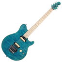 Sterling by MUSICMAN AX40-TBL-M AXIS Trans Blue JAPAN LIMITED ロック式トレモロ搭載 キルトメイプルトップ ブルー