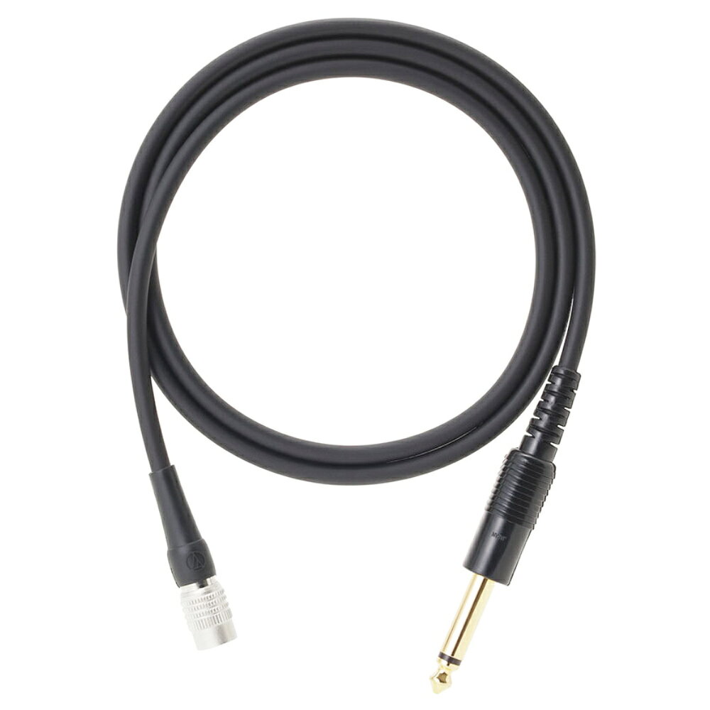 AUDIO-TECHNICA AT-GcWB ワイヤレス用楽器接続ケーブル。ワイヤレス用楽器接続ケーブルです。対象機種：ATW-T1001J、ATW-1101、ATW-1312、ATW-1311、ATW-1301ケーブル長：1.0m