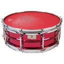 【中古】スネアドラム WORLD MAX ワールドマックス Beaded Steel Red 14×5.5