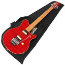 【中古】 エレキギター MUSIC MAN AXIS EX Trans Red Mod. トレモロブリッジ GOTOH製に換装済 1999年製 日本製 ミュージックマン アクシスEX EVHモデルと同じスイッチ位置