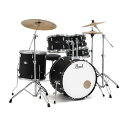 Pearl パール RS525SCWN/CN #752 Matt Asphalt Black Roadshow スタンダードサイズ ドラムセット