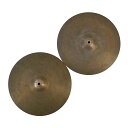 【中古】 ハイハットシンバル ジルジャン ZILDJIAN A Zildjian NEW BEAT HIHAT Pair 14インチ ペア 70s~80s ビンテージシンバル