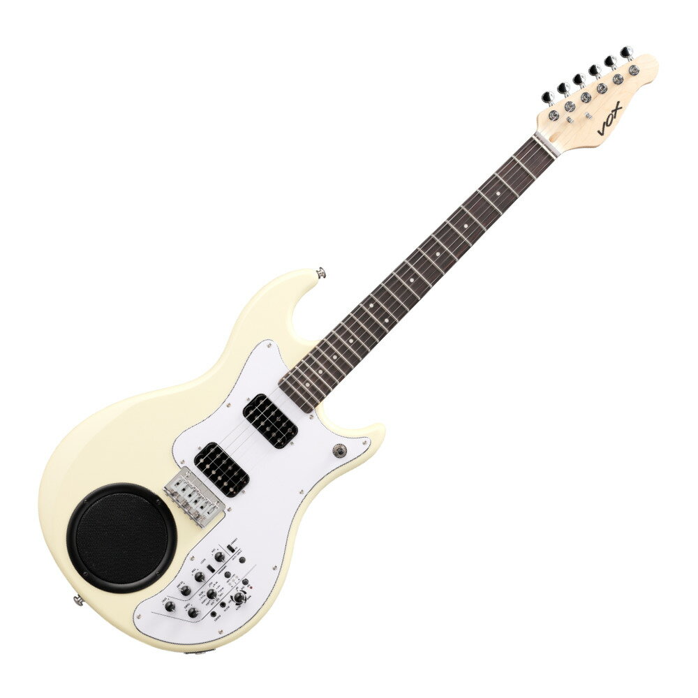 スピーカー内蔵ギター VOX APC-2 WH アパッチ エフェクター リズムパターン内蔵 ホワイト