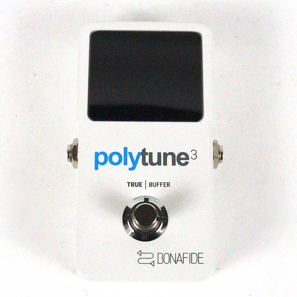 【中古】 チューナー tc electronic PolyTune 3 バッファー内蔵 ポリフォニックチューナー ポリチューン ペダルチューナーtc electronic PolyTune 3 の中古品です。使用感のあるコンディションです。商品内容：本体のみ小傷、塗装剥がれがあり。現在の所、ガリもなく動作に問題ございません。ポリフォニックチューニングモードとBonafide Bufferを搭載した高性能ペダル型チューナー