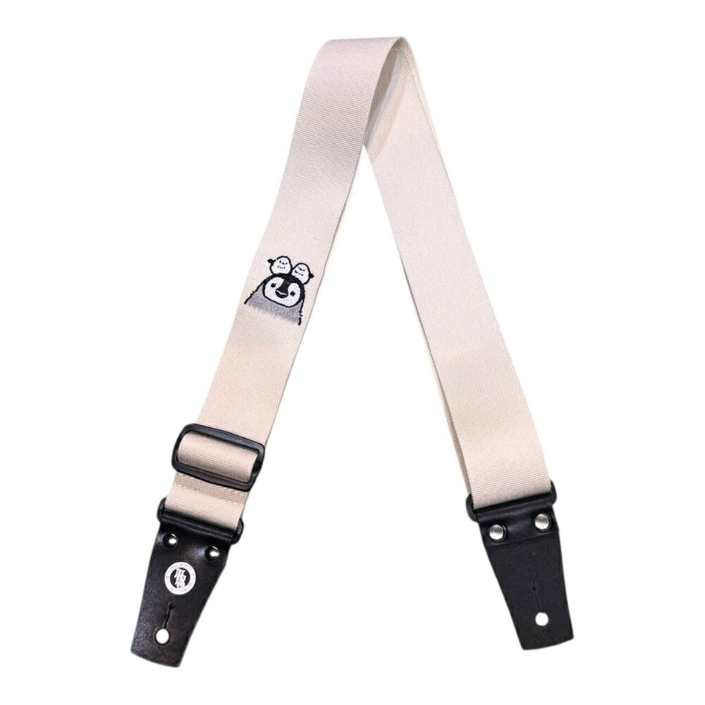 樂天商城 - Grande uomo グランデウオモ TENDER STRAP TS-2 AC シマエナガとペンギン ギターストラップ