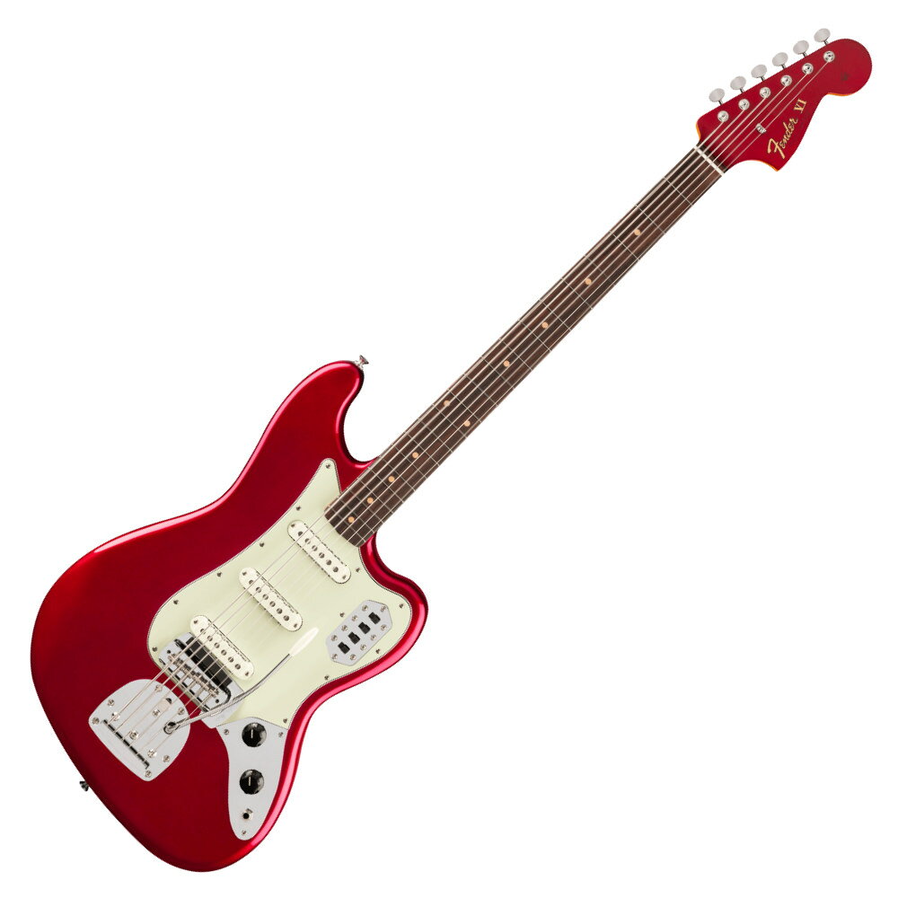 Fender USA - Fender フェンダー Vintera III Early '60s Bass VI RW Candy Apple Red 6弦エレキベース