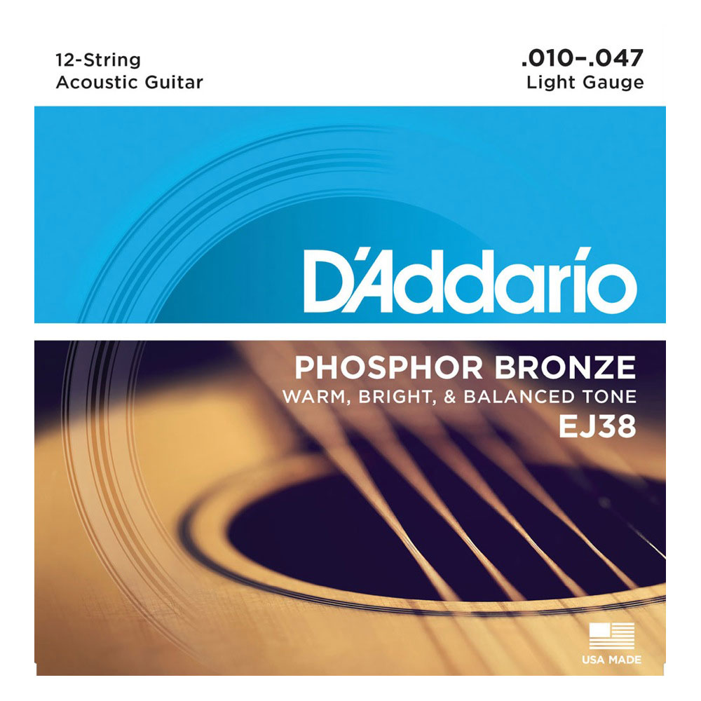 ꥪ D'Addario EJ38/Light 12-String 12ѥƥå