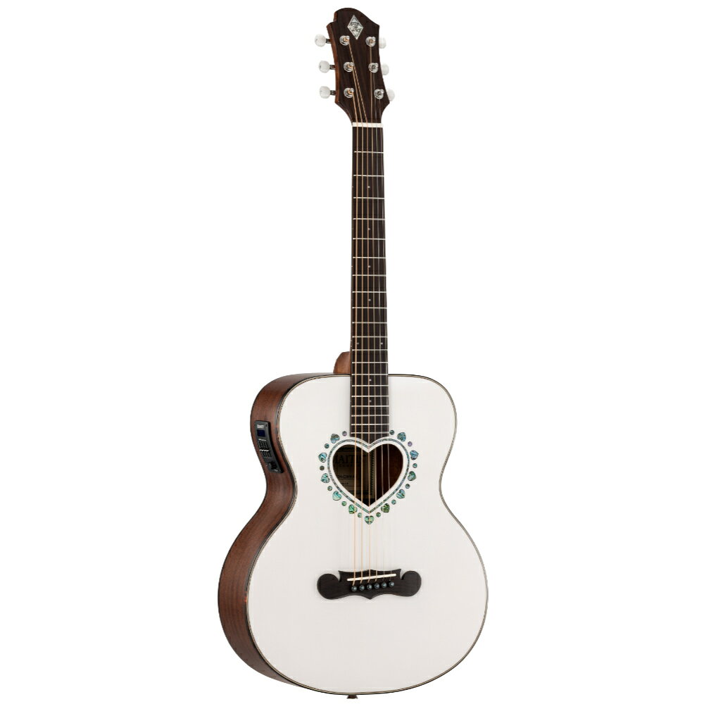 Larrivee - ZEMAITIS ゼマイティス CAM-90H GWH AB Gloss White Abalon ミニボディ エレクトリックアコースティックギター