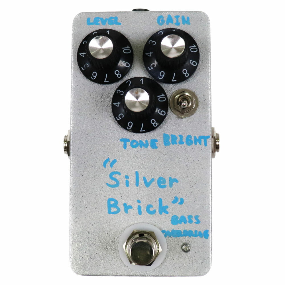 樂天商城 - KAMINARI カミナリ Silver Brick Bass Overdrive K-EP-SB1 ベース用オーバードライブ ベースエフェクター