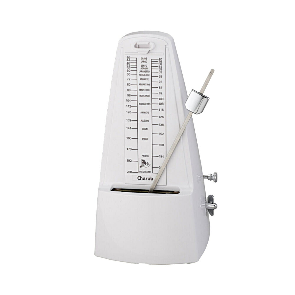 Other - Cherub チェラブ WSM-305 White Mechanical Metronome 機械式メトロノーム 振り子式メトロノーム ホワイト