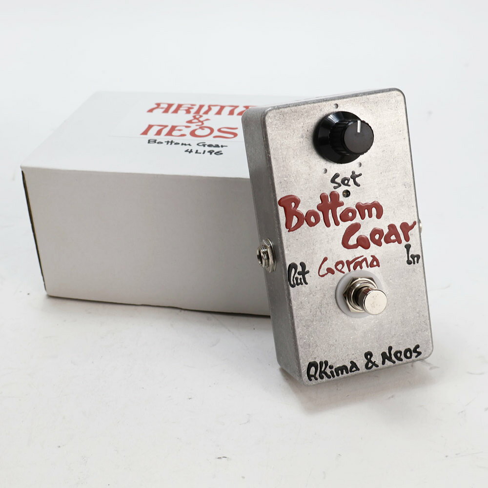【中古】クリーンブースター エフェクター Akima Neos Bottom Gear ベースエフェクター ブースター U.K.製ムラード ゲルマニウムトランジスタ搭載