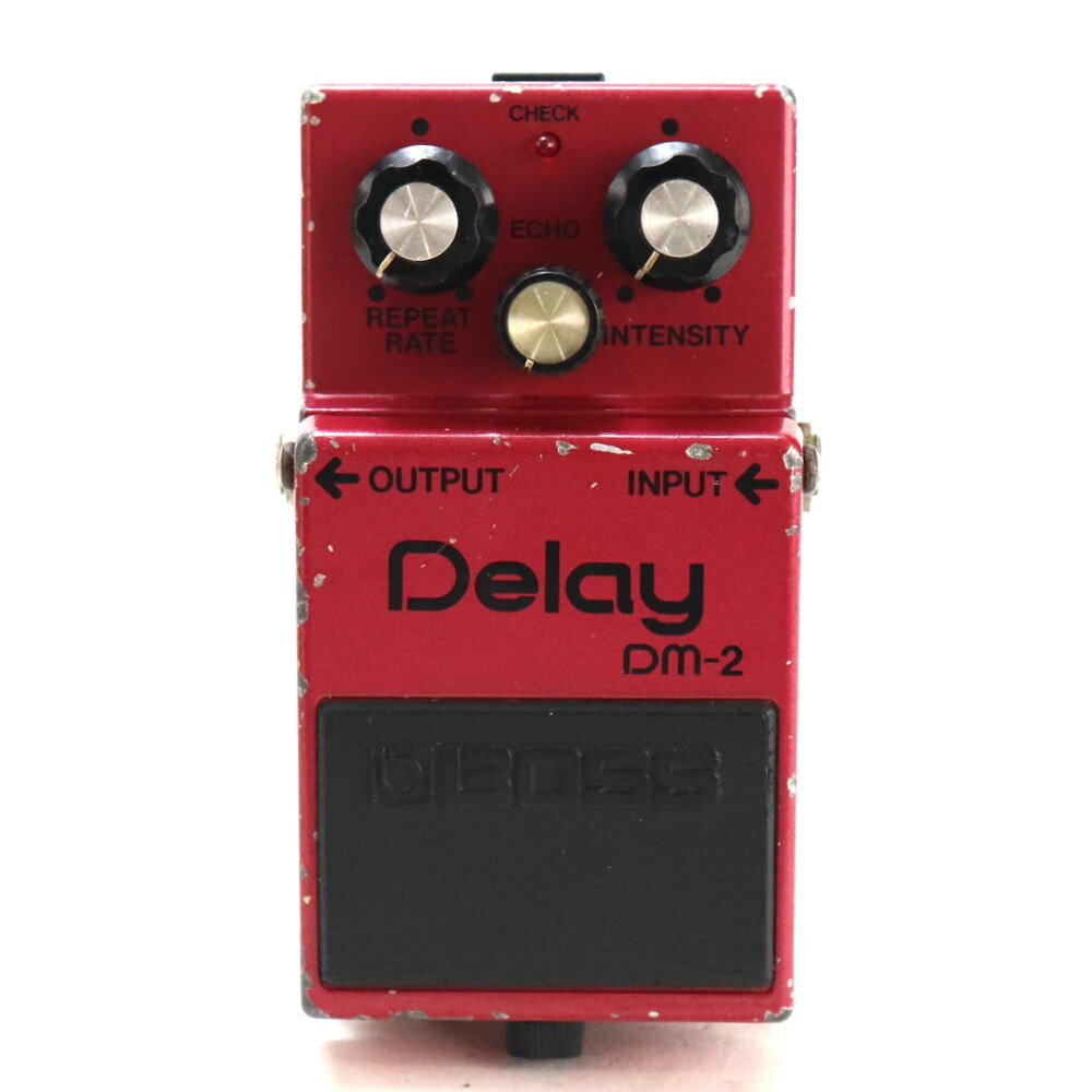 Delay Echo - 【中古】 アナログディレイ エフェクター BOSS DM-2 Delay 前期モデル アダプタージャック破断あり 電池使用可 Made in Japan ギターエフェクター