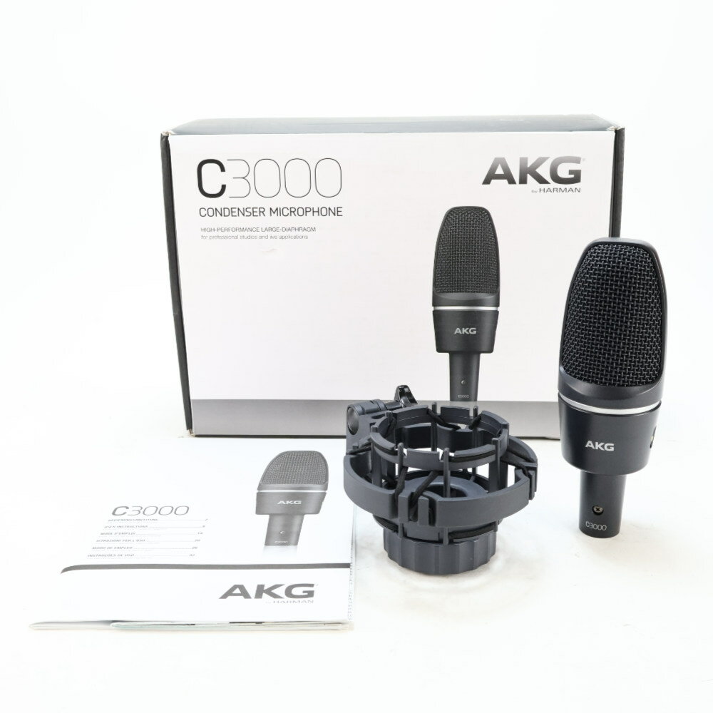 Akg - 【中古】 マイク AKG C3000 コンデンサーマイク アーカーゲー アカゲ
