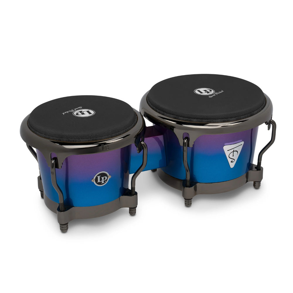 LP LP201AX-TS ボンゴTONY SUCCAR SIGNATURE COLLECTIONラテン・グラミー賞 2回受賞の次世代ラテン音楽アイコン、トニー・スーカルからインスパイアされたカラフルなコレクションに新たなパーカッションが追加。コンガと同じく、ニュージーランドパイン製のステイブシェルを使用し、明るくオープンで力強いサウンドを実現。Comfort Curve II リムを採用した、natural rawhide ヘッドの7-1/4" & 8-5/8"サイズボンゴです。