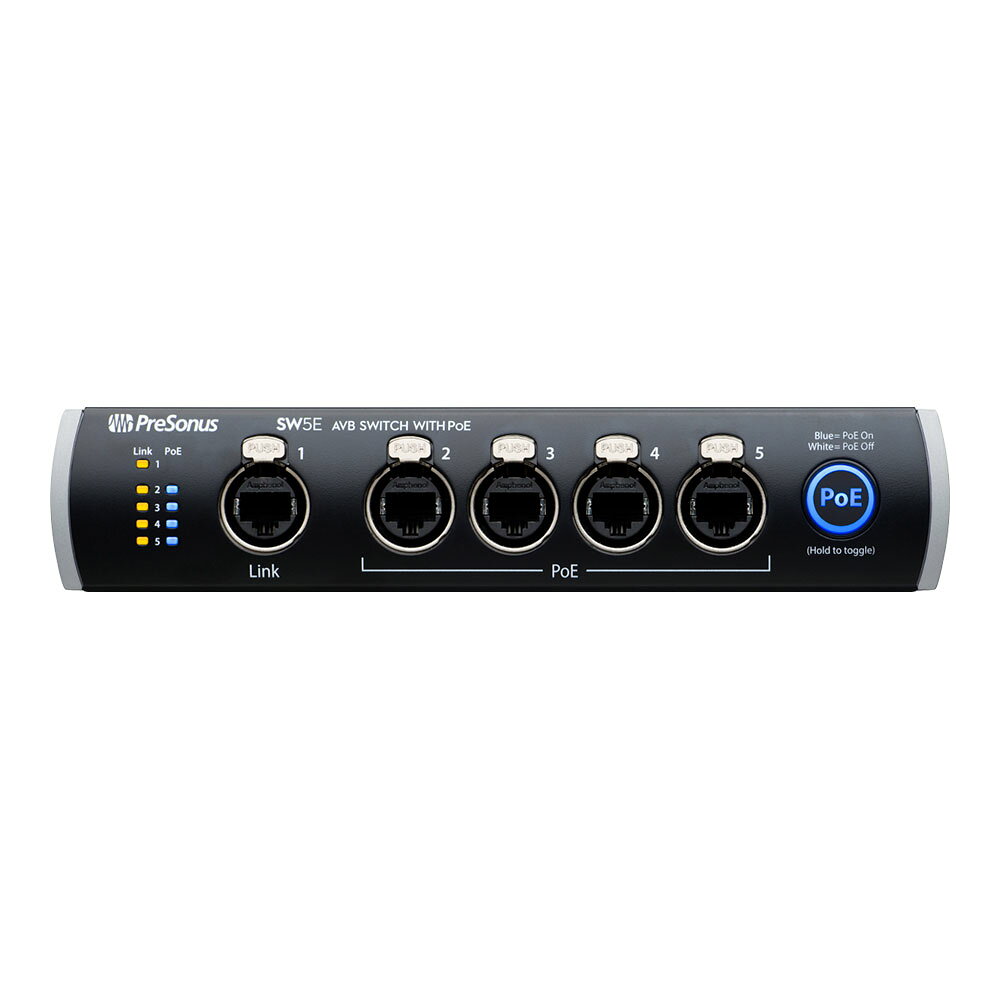 PreSonus プレソナス W5E AVB Network Switches and Bridges AVBスイッチ