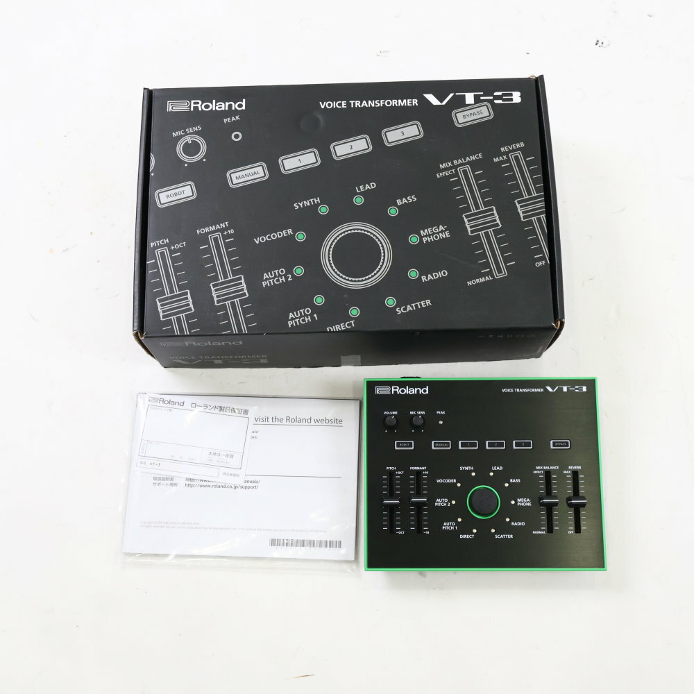  ボーカルエフェクター ROLAND VT-3 AIRA VOICE TRANSFORMER ローランド ボイストランスフォーマー
