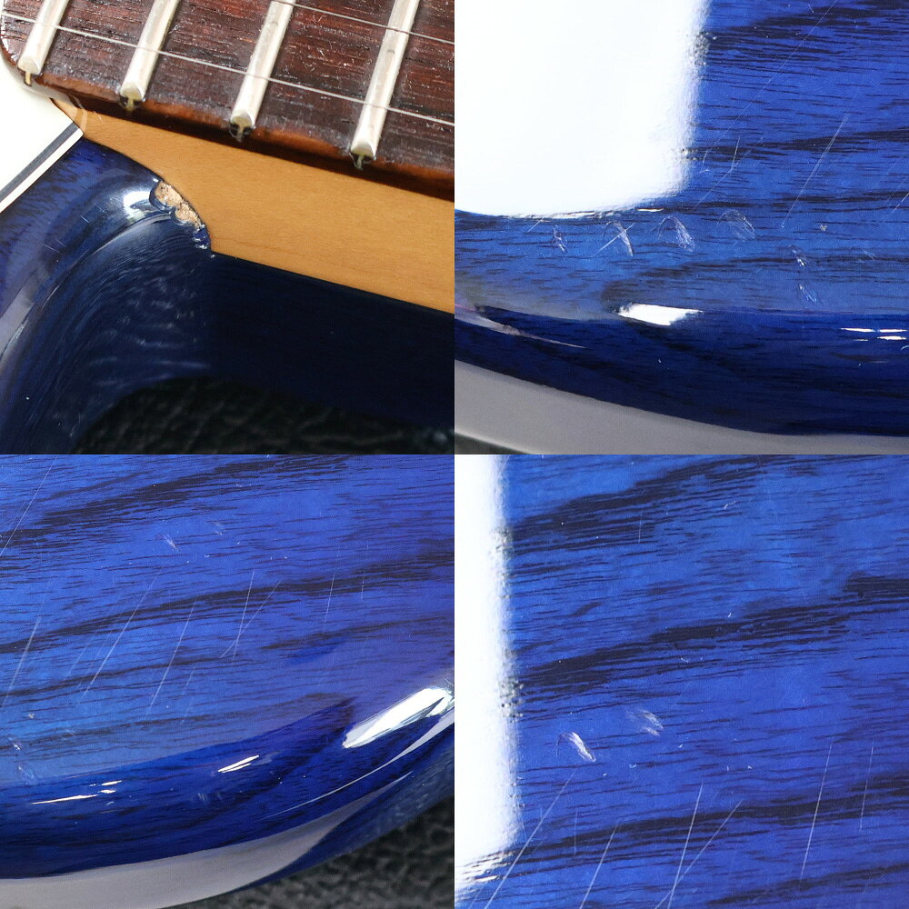 【中古】 エレキギター Fender Custom Shop Custom Amerincan Stratocaster NOS Cobalt Blue Transparent with Abigail Ybarra Abby Pickups 2013年製 Yamano Limited Edition（3枚目）
