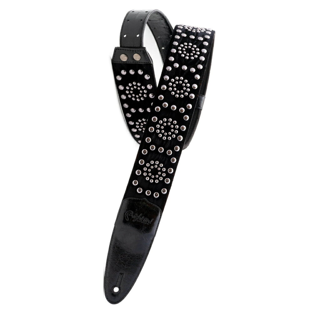 Righton! STRAPS ライトオンストラップ LEGEND P.S. Black 皮 ギターストラップ