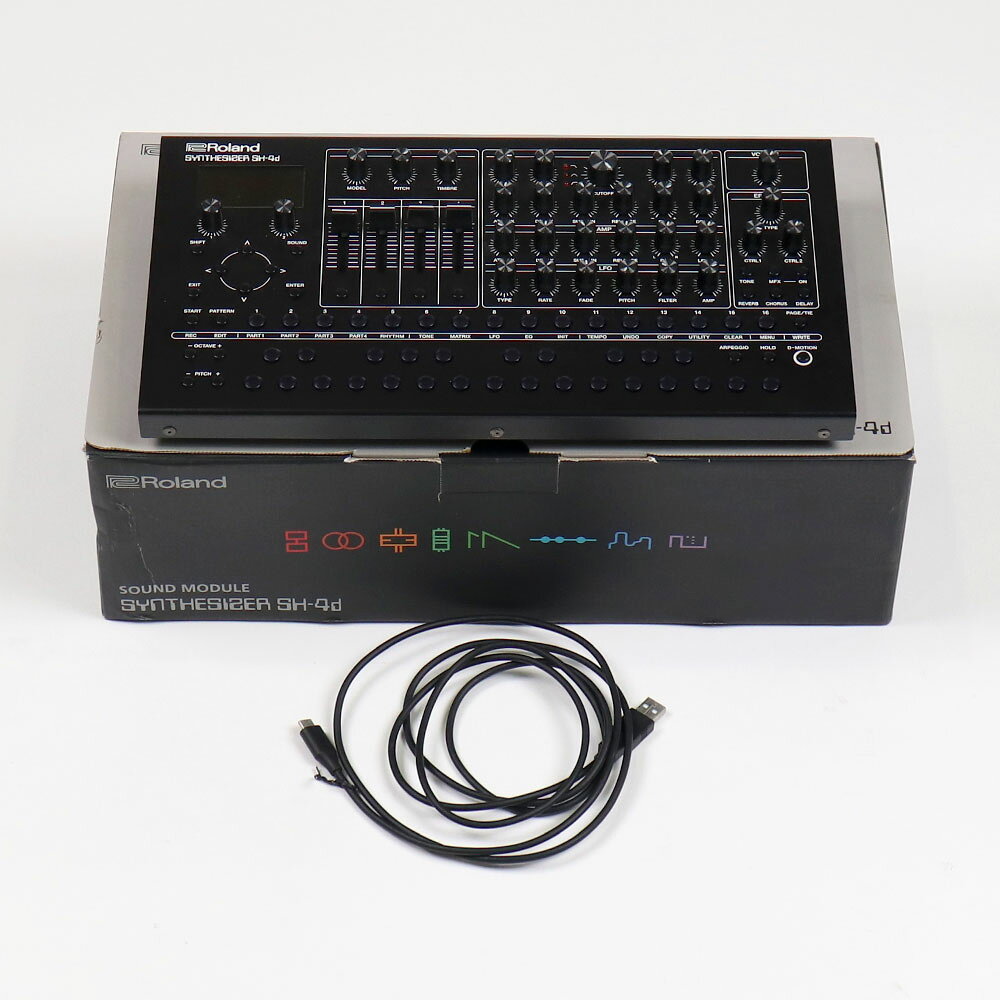 【美品】Roland SYNTHESIZER SH-4d 本体 ケース付 楽天市場】roland sh-4dの通販