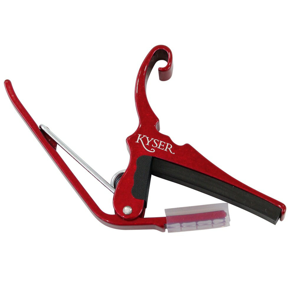 Kyser KG6R QUICK-CHANGE CAPO Red アコギ用カ