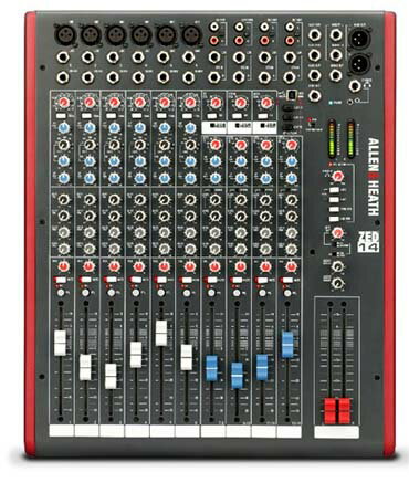 ALLEN&HEATH ZED-14 ZED1402/X ミキサー※本商品にバンドルしておりましたCakewalk社SONAR LEは、2017年11月21日(米国時間) Cakewalk社の発表に伴い、提供を終了いたしました。同梱のライセンスも無効となっております。既にインストールされているお客様は、これまで通りご利用が可能です（コルグによるサポート対象外です）。なお、SONARシリーズにおきましては、2017年11月以降のCakewalk社によるアップデートの提供が終了しております。ZED-14は小規模のバンドやソロ・プレイヤー、オーディオ／ビジュアル環境用の入門レベルのミキサーとして最適。必要な機能をコンパクトで洗練されたラインのボディに組み込んだ小型ミキサーの決定版です。手軽なステレオ・レコーディングを可能にするUSBオーディオ入出力や、6系統のマイク／ライン入力、イコライザーを搭載した4系統のステレオ入力、そしてパネル上には157個ものコントロール類を装備しています。ZED-14は、エントリー・レベルのユーザーからプロフェッショナルまで、素晴らしいサウンドや頑強な構造、創造性溢れる仕様の価値を知る全ての人のためのミキサーです。ステージでのギグやレコーディング・ライブ、ホーム・スタジオでのミックスダウンまであらゆるシチュエーションで抜群の効果を発揮するでしょう。・モノラル・チャンネル6系統・ノイトリック製マイクXLR端子・ノイトリック製1/4インチ端子・チャンネル・インサート・広範囲なゲイン幅を誇るDuoPreマイク／ライン入力・MusiQ採用の3バンド・イコライザー・AUX4系統・ミュート・インジケーター・ステレオ音像のパン・PFL/ピーク・インジケーター・アルプス製100mmフェーダー・2バンドEQ付ステレオ・チャンネル4系統、音源追加用入力・ステレオ・リターン＆プレイバック・全チャンネルにレベル・コントロール・12セグメント棒グラフ・メーター・AUX1/2でモノ／ステレオ切替・モニター出力セクション・ステレオ出力ソースの追加・使い勝手の良いUSBステレオ・オーディオ入出力・オプションのラックマウント・アダプターを使用して11Uのスペースにラックマウント可作動レベル入力 ・モノ・チャンネル（XLR）入力：ノミナル +6〜-63dBu（最大時+17dBu）・モノ・チャンネル・ライン入力（フォーン端子）：+10〜-26dBu（最大+30dBu）・インサート・ポイント （TRSフォーン端子）：ノミナル 0dBu 最大+21dBu maximum・ステレオ入力（フォーン端子）：ノミナル0dBu（コントロール = Off〜+10dB）・ステレオ入力（フォノ端子）：ノミナル0dBu（コントロール = Off〜+10dB）出力 ・L、R & モノ出力（L&R XLR、モノ・ジャック）：0dBu最大 +21dBu・Aux Outputs（フォーン端子）：ノミナル 0dBu 最大 +21dBu・Alt Outputs（フォノ端子）：ノミナル 0dBu 最大 +21dBu・Rec Outputs（フォノ端子）：ノミナル 0dBu 最大 +21dBu周波数特性 ・マイク入力→ミックスL/R出力（ゲイン@30dB）：+0.5/-1dB 20Hz〜20kHz.・ライン入力→ミックスL/R出力（ゲイン@0dB）：+0.5/-1dB 10Hz〜30kHz・ステレオ入力→ミックスL/R出力：+0.5/-1dB 10Hz〜30kHzTHD+N ・ マイク入力→ミックスL/R出力（ゲイン@0dB、@1kHz、出力@+10dBu）：0.004%・ マイク入力→ミックスL/R出力（ゲイン@30dB、@1kHz ）：0.014%・ライン入力→ミックスL/R出力（ゲイン@0dB、0dBu@1kHz）：0.005%・ステレオ入力→ミックスL/R出力（ゲイン@0dB、+10dBu@1kHz）：0.003%ヘッドルーム ・アナログ・ヘッドルーム（ノミナル（0Vu）より）：21dB・USBイン＆アウト・ヘッドルーム（ノミナル（0Vu）より）：14dBUSBオーディオ・コーデック（コーダー/デコーダー） ・USBオーディオ・イン/アウト：USB 1.1準拠、16ビット・サンプル・レート：32/44.1/48kHzノイズ ・マイク入力等価ノイズ（最大ゲイン、150Ω、入力22-22kHz ）：-127dBu・ミックスL/R出力、L/Rフェーダー：0.22-22kHz -88dBu外形寸法 385（W）x465（D）x98（H）mm重量 未梱包重量6.5kg、梱包総重量10.5kg　