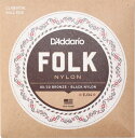 ダダリオ D 039 Addario FOLK NYLON EJ34 ボールエンド付きクラシックギター弦