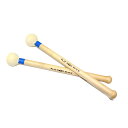 Play Wood BassDrum Mallet Artist Series / プレイウッド バスドラム・マレット アーティストシリーズ元ベルリン・フィル打楽器奏者レンベンス氏のアドバイスにより制作されたドイツタイプのマレットです。柄は強度のある合竹材を使用、フェルトの巻き方は縫い目の無いボールタイプを採用。音色が太く豊かで、芯のある音が出せるマレットです。PLAY WOOD BD-10W H・レンベンスモデル柄：合竹材芯：ウッドヘッド：セーム皮ヘッド径：45全長：380　