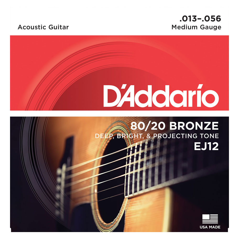 ダダリオ D'Addario EJ12 Bronze Medium アコースティックギター弦