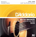 ダダリオ D 039 Addario EJ14 Bronze Bluegrass L.Top/M.Bottom アコースティックギター弦