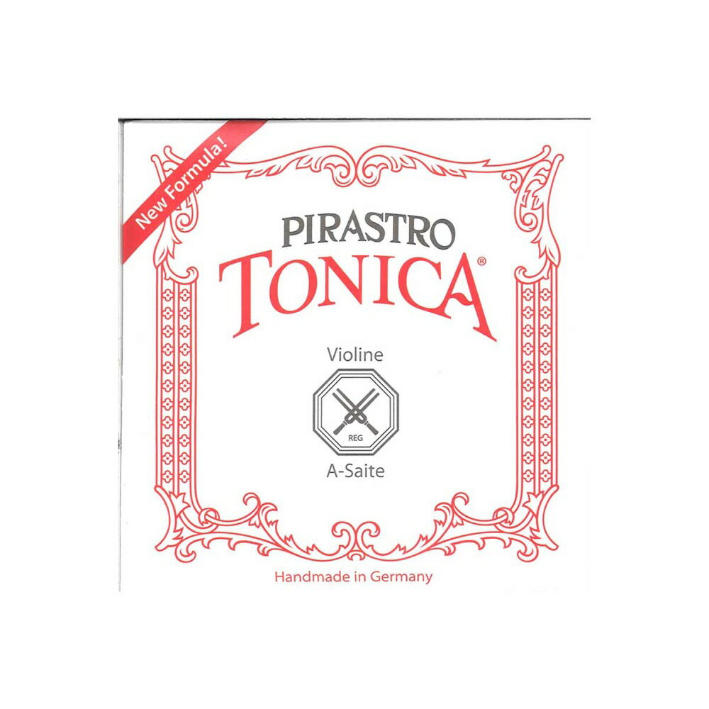 PIRASTRO TONICA 412261 1/4+1/8 A線 アルミ トニカ バイオリン弦 ピラストロのトニカ弦1/4および1/8の分数サイズバイオリン用A線弦です。単品（1本のみ）販売です。A線：Aluminum1/4＆1/8サイズ用　