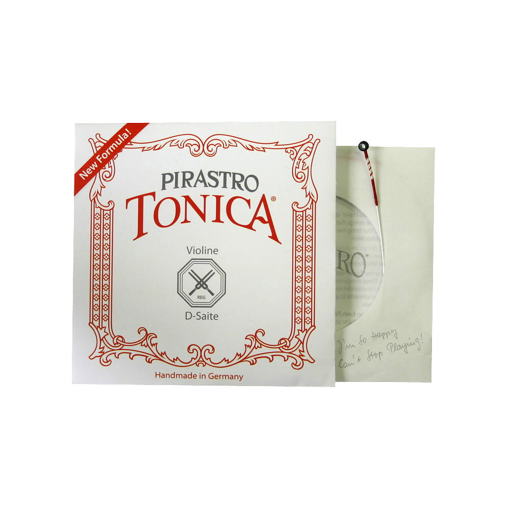 PIRASTRO TONICA 412341 3/4+1/2 D線 シルバー トニカ バイオリン弦