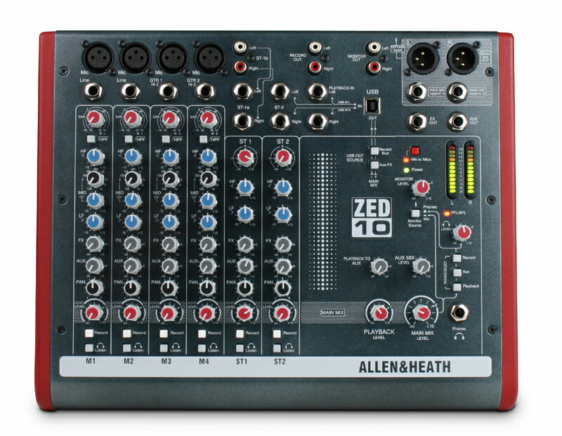 ALLEN&HEATH ZED-10 ミキサー (ZED1002/X)