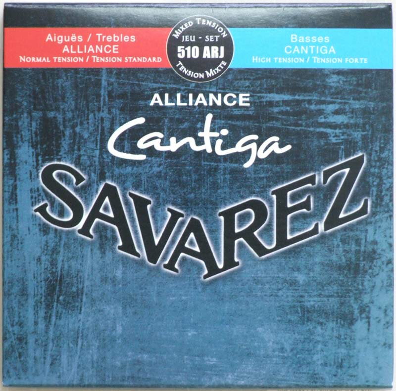 サバレス 弦 SAVAREZ 510 ARJ MIXED TENSION Alliance＆Cantiga クラシックギター弦 アリアンス カンティーガ 510ARJ