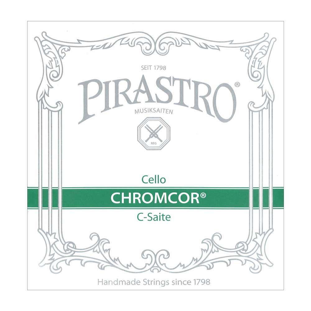 PIRASTRO Cello Chromcor 339420 C線 クロムスチール チェロ弦スチール製チェロ弦の定番、ピラストロのクロムコアです。スチール弦らしい量感と明るくクリアな音色が魅力。レスポンスの良さにも定評のある人気の高い弦です。単品（1本のみ）販売です。C線：Crome Steel