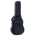 SUPER LIGHT CASE（スーパーライトケース） Classical Guitar 630mm BLK 630mmスモールボディ用セミハードケースです。耐衝撃性に優れたスタイロフォームを採用した超軽量ケースのベストセラー。スタイロフォームは住宅の外張断熱にも使われるなど、断熱性と防湿性に優れた素材です。外気の影響を受けにくいので、ケース内部の温度や湿度の急激な変化を防ぎます。内装には質感の高い生地を使用し、ギターに触れる部分には暖衝材が仕込まれています。ケース外装には十分なボリュームの楽譜入れが、ケース内部にも小物入れがあり収納力も抜群です。ストラップは標準で2本付属、背負うことも出来ます。小平ギターなどの、いわゆるレディースサイズのスモールボディに最適です。外装：　ナイロン製内寸(cm)：　全長 99、上幅 28、下幅 37、厚み 11カラー：　BLACK（ブラック）