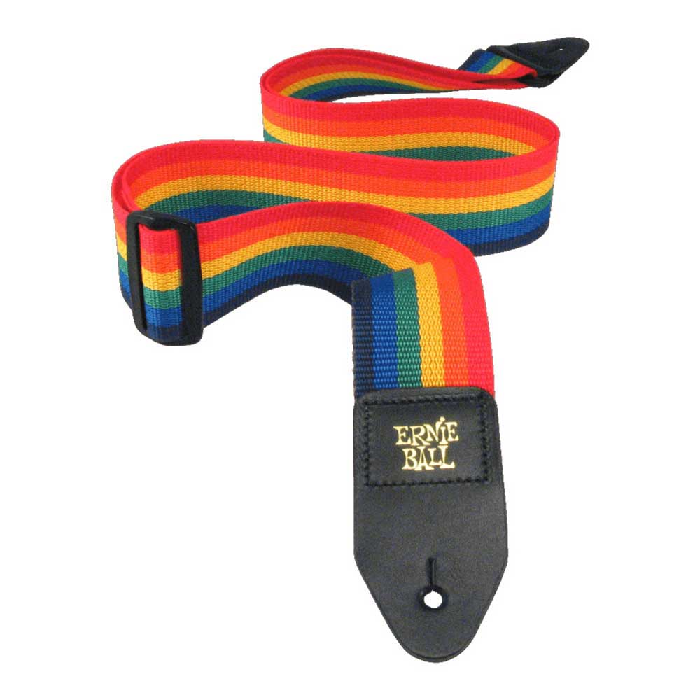 アーニーボール ERNIE BALL POLYPRO STRAPS 4044 Rainbow ギターストラップ