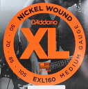 D'Addario EXL160 エレキベース弦世界中のミュージシャンからの圧倒的な支持を誇る、言わずと知れたベース弦のスタンダード。 ブライトでかつ正確なイントネーションを生み出し、どんなベースとも相性抜群です。Medium/Long Scale1st:XLB0502nd:XLB0703rd:XLB0854th:XLB1051セットでの販売です。　