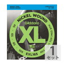 D'Addario EXL165 Regular Light Top-Medium Bottom エレキベース弦XL Nickel Round Wound世界中のミュージシャンからの圧倒的な支持を誇る、言わずと知れたベース弦のスタンダード。 ブライトでかつ正確なイントネーションを生み出し、どんなベースとも相性抜群です。EXL165Regular Light Top / Medium Bottom / Long Scale1st：XLB0452nd：XLB0653rd：XLB0854th：XLB105 ※1セットでの販売です。